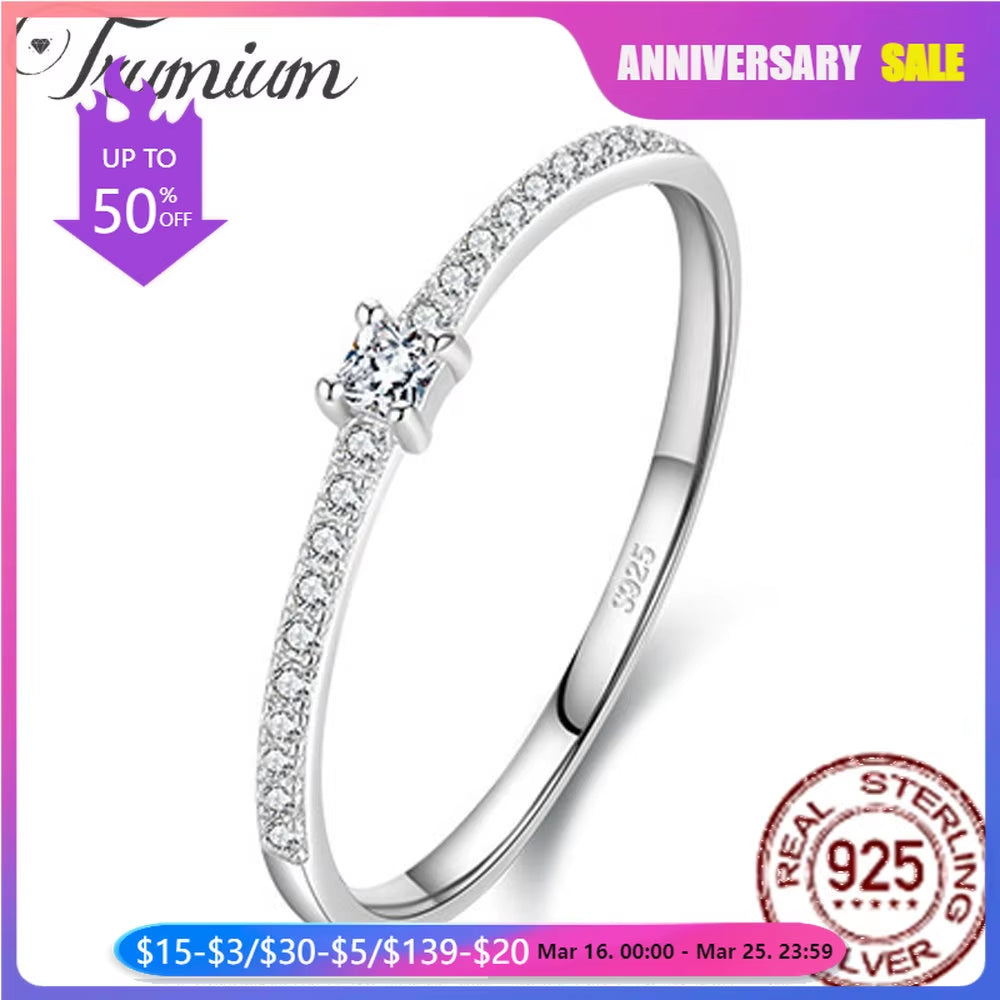 Trumium™ Eternal Spark 925 Sterling Silver Jewelry Set – Pure Elegance for Love That Lasts