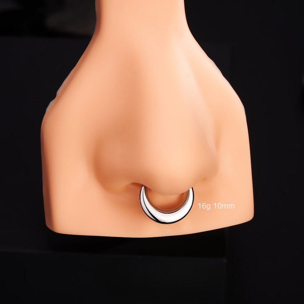 Lunar Bold Septum Clicker – Sculpted Shine for Unapologetic Style